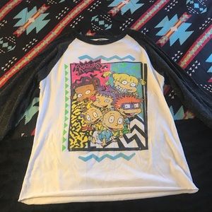 Rugrats 3/4 sleeve graphic tee